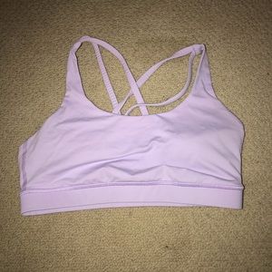 Lilac Lululemon Energy Bra